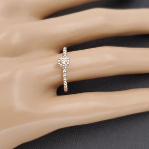 SPJ 925 Topaz Colored Crystal Women's Ring